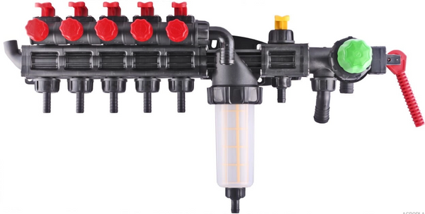 Constant Pressure Control Unit HD - 5 Sections (Comes With Pressure Gauge)