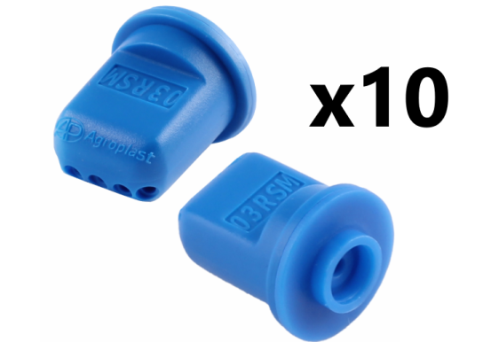Five Hole Liquid Fertilizer Nozzle Blue 03 (Pack Of 10)