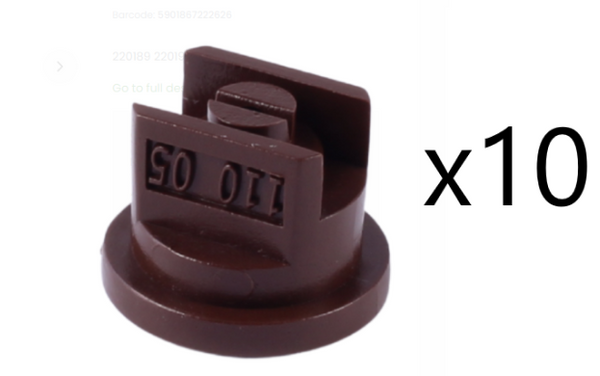 Flat Fan Nozzle 110-05 (Pack Of 10)