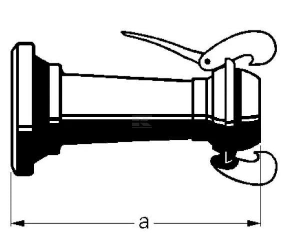 8" Female Bauer - 6" Male Reducer