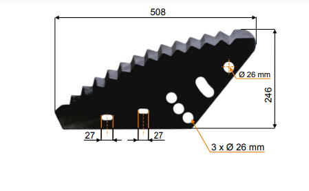 HI-SPEC DIET FEEDER KNIFE