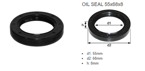 OIL SEAL 55x68x8