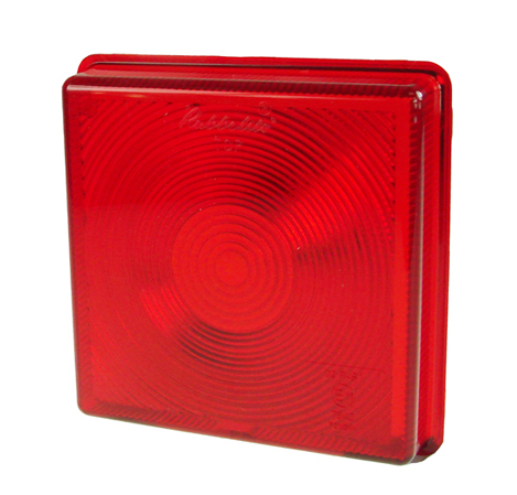Ifor Williams Square Tail Light Lens For Rubber Lamp