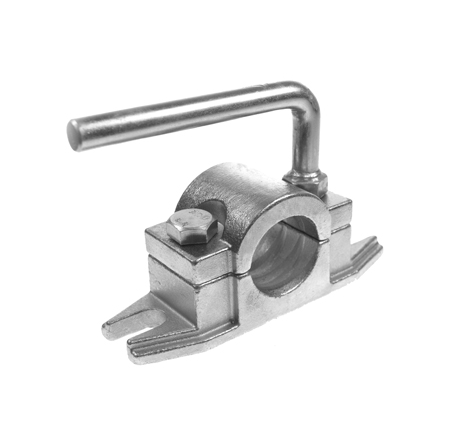 48MM Heavy Duty Jockey Wheel Clamp (Serrated)