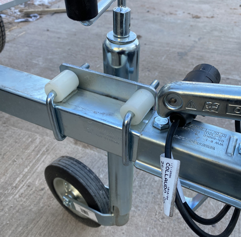 Jockey Wheel Clamp Fixing Kit To Suit 50&60mm Drawbars (No Drilling Required)