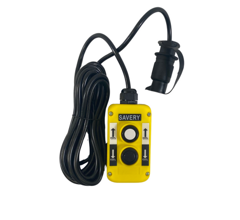 Tipping Trailer Push Button Remote c/w Plug