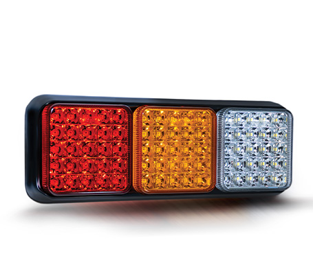 10-30V LED Triple Modular Lamp with Reverse Function - Ifor Williams Replacement