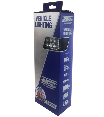 10-30V LED Triple Modular Lamp with Reverse Function - Ifor Williams Replacement