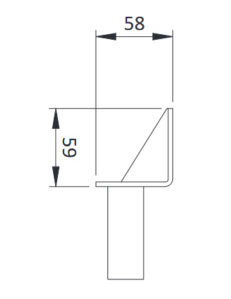 Ifor Williams HB401, HB505, HB510 & 510XL, 610 Pair of Front Ramp Hinge Pins (LH + RH)