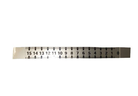 Abbey Fertiliser Shaker Stick-On Collobration Scale