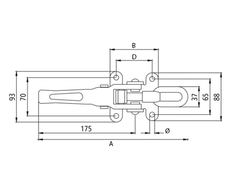 Ifor Williams Trailer Heavy Duty Latch