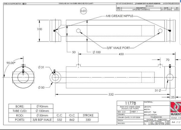 Nugent Shear Grab Ram
