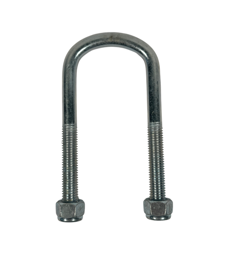 NUGENT TRAILER U-BOLT 12MM X 50MM X 140MM (TO SUIT HOLLOW BEAM AXLE TWIN LEAF PARABOLIC) ROUND TOP