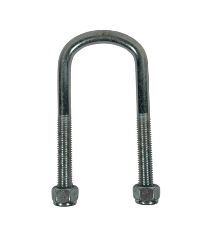 NUGENT TRAILER U-BOLT 12MM X 50MM X 140MM (TO SUIT HOLLOW BEAM AXLE TWIN LEAF PARABOLIC) ROUND TOP
