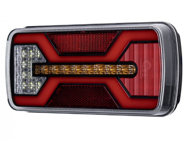 LED Rear Tail Light X-SPIDER 1 - L2425 (position, stop, reflector, turn signal, reversing light)