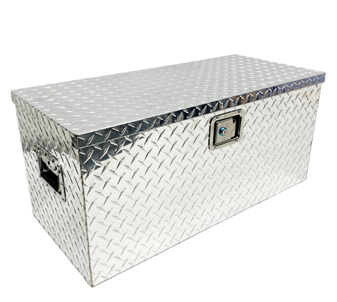 Large Lockable Aluminium Trailer Toolbox 810x372x370mm (32″ x 14.5″ x 14″)