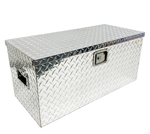 Large Lockable Aluminium Trailer Toolbox 810x372x370mm (32″ x 14.5″ x 14″)