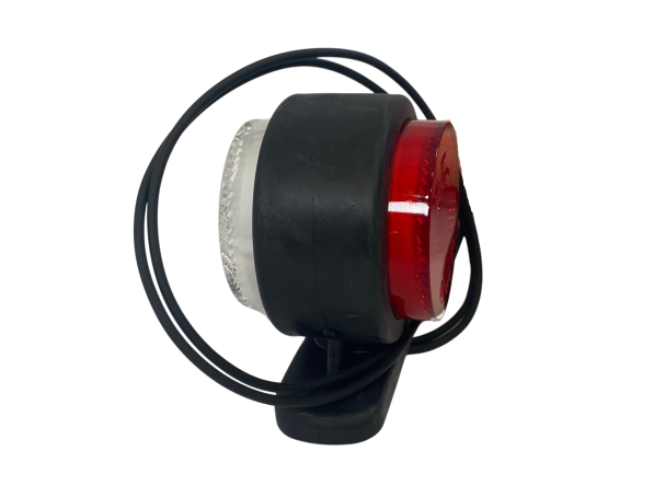 NUGENT LED REAR LIVESTOCK TRAILER MARKER LIGHT RED/CLEAR 3.9M CABLE