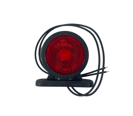 NUGENT LED REAR LIVESTOCK TRAILER MARKER LIGHT RED/CLEAR 3.9M CABLE