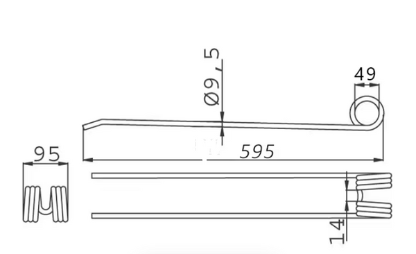 Tine Claas - Liner *New* 955.710.0 (Box Of 10)