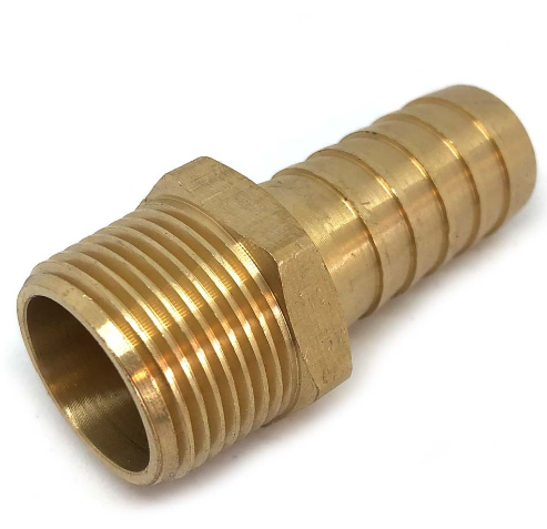 Brass Hose Tail 3/4 Male BSP - 3/4 Hose Tail