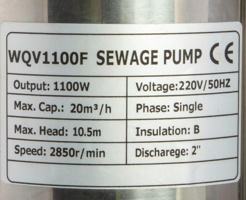 SUBMERSIBLE PUMP 20520L/hr HD