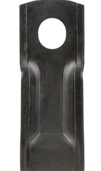 Mower blade LH/RH 132x50x4mm oval bore 23.0x20.5mm Suitable for Taarup