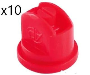 Universal Flat Fan Nozzle 120° 04 RED (Pack Of 10)