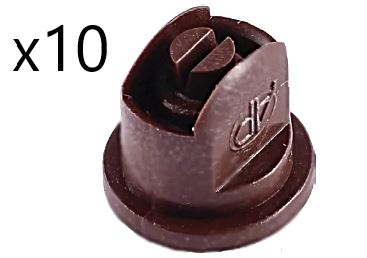 Universal Flat Fan Nozzle 120 05 Brown (Pack Of 10)