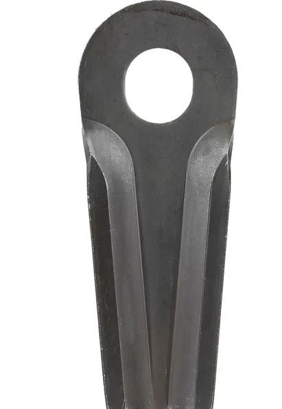 Mower blade LH/RH 128x50mm, 35x4mm oval bore 23.0x20.5mm Suitable for Taarup/Kverneland 25 pack