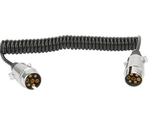 7 Pin Spiral Cable Male/Male 3.5 M