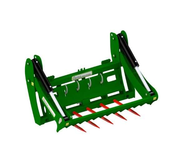 Cashel Bale Shear / Plastic Catcher with JCB Tool Carrier Brackets