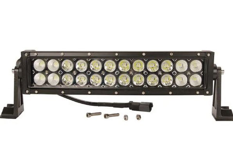 Work light bar LED, 72W, 6120lm, rectangular, 12/24V, white, 351.6x79.5mm Deutsch plug, Combo, Curved, 24 LED's, Kramp