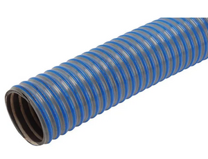 PVC Suction hose blue/grey 4" (PRICE PER METRE)