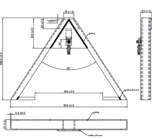 Triangular Implement Weld On Implement triangle Cat. 1.2.3 – GK Agri Parts
