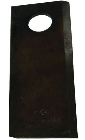 Mower blade LH 120x48x4mm bore Ø18.50mm Suitable for Vicon