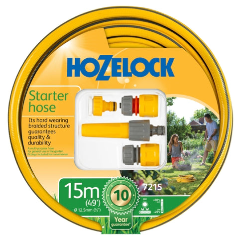 HOZELOCK STARTER HOSE 15m including Sprayer