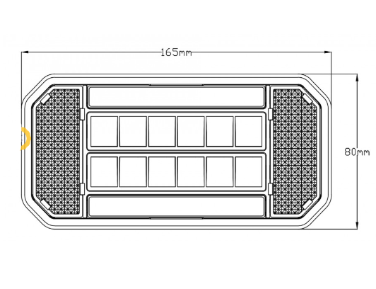 Compact LED Tail lamp SET 12/24V Dynamic Indicator (Left + Right Light Included)