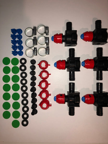 Jarmet Old type Nozzle spares pack (Nozzles,Caps, Filters, Seals)