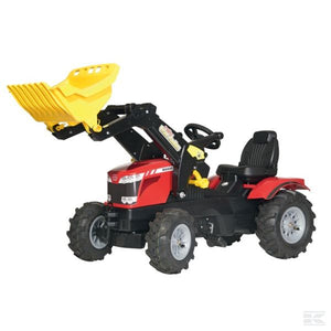 Massey Ferguson 8650 with front loader and air wheels