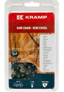 Saw chain 3/8" 1.1mm 56 DL semi chisel Kramp Hobby gasoline chainsaws / Electrical chainsaws