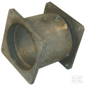 Rotary coupling 6" square flange