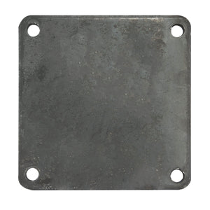 6" Blank Off Plate With Rubber Seal