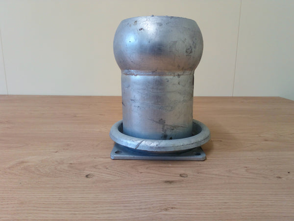6" Male Italian Fitting With 4 Bolt Flange (Long Shaft)