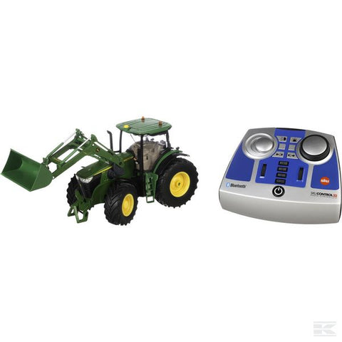 JD 7310R with front loader and bluetooth remote and app control