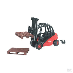 Linde H35 Forklift + 2 Pallets Scale Model 1/16
