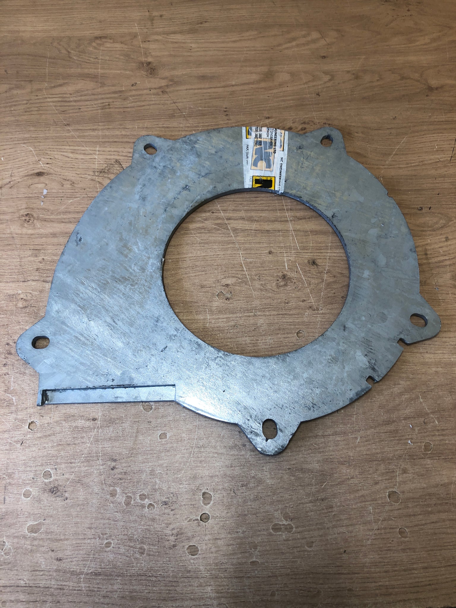 NC 3800 Slurry Mixing Pump Bottom Plate